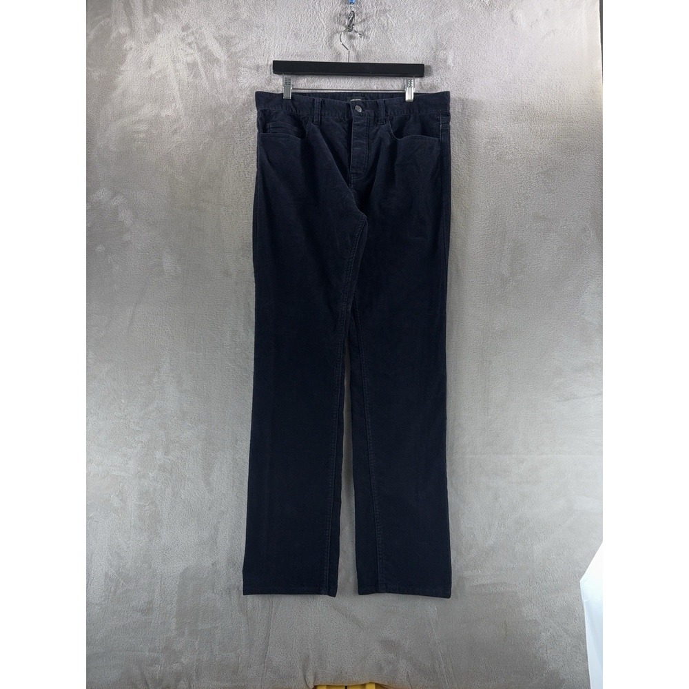 Zadig & Voltaire Steve Velvet Used Pants Mens‎ Size 42 Navy Blue Corduroy